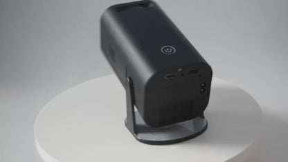 Salange P300 Mini Portable Projector - 4K 8K Video Decoding, 720P HD, Android 11, Wi-Fi, BT 5.1